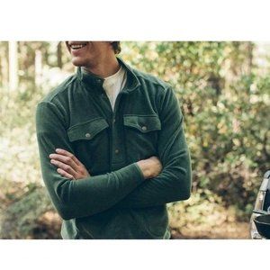 Taylor Stitch Olive Green Pullover Fleece